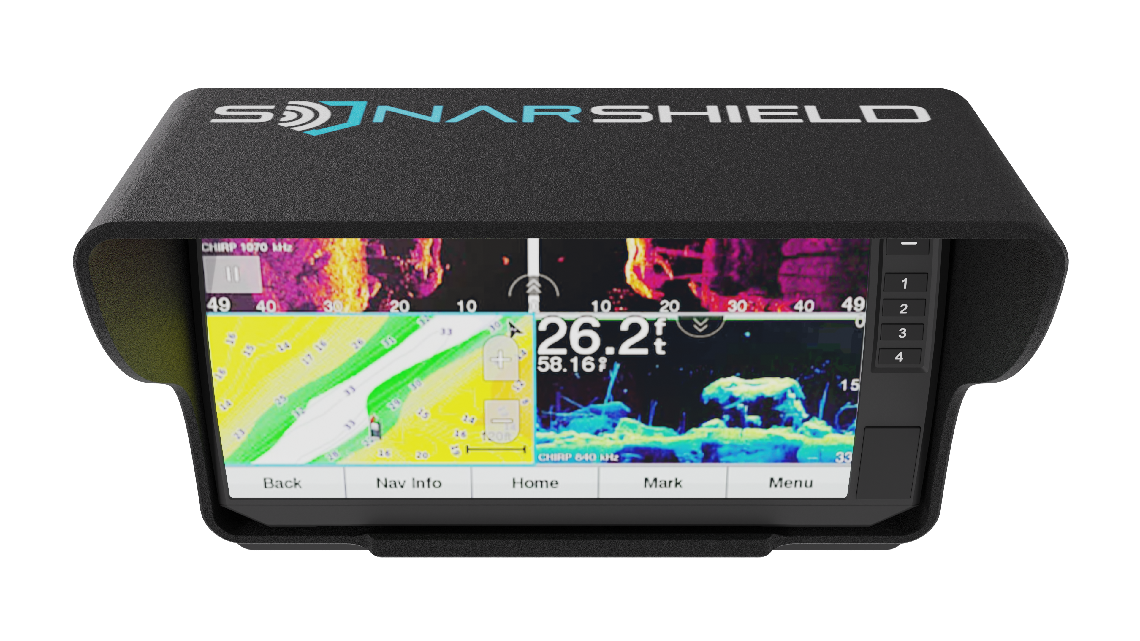 Garmin ECHOMAP UHD 73sv Fish Finder Visor