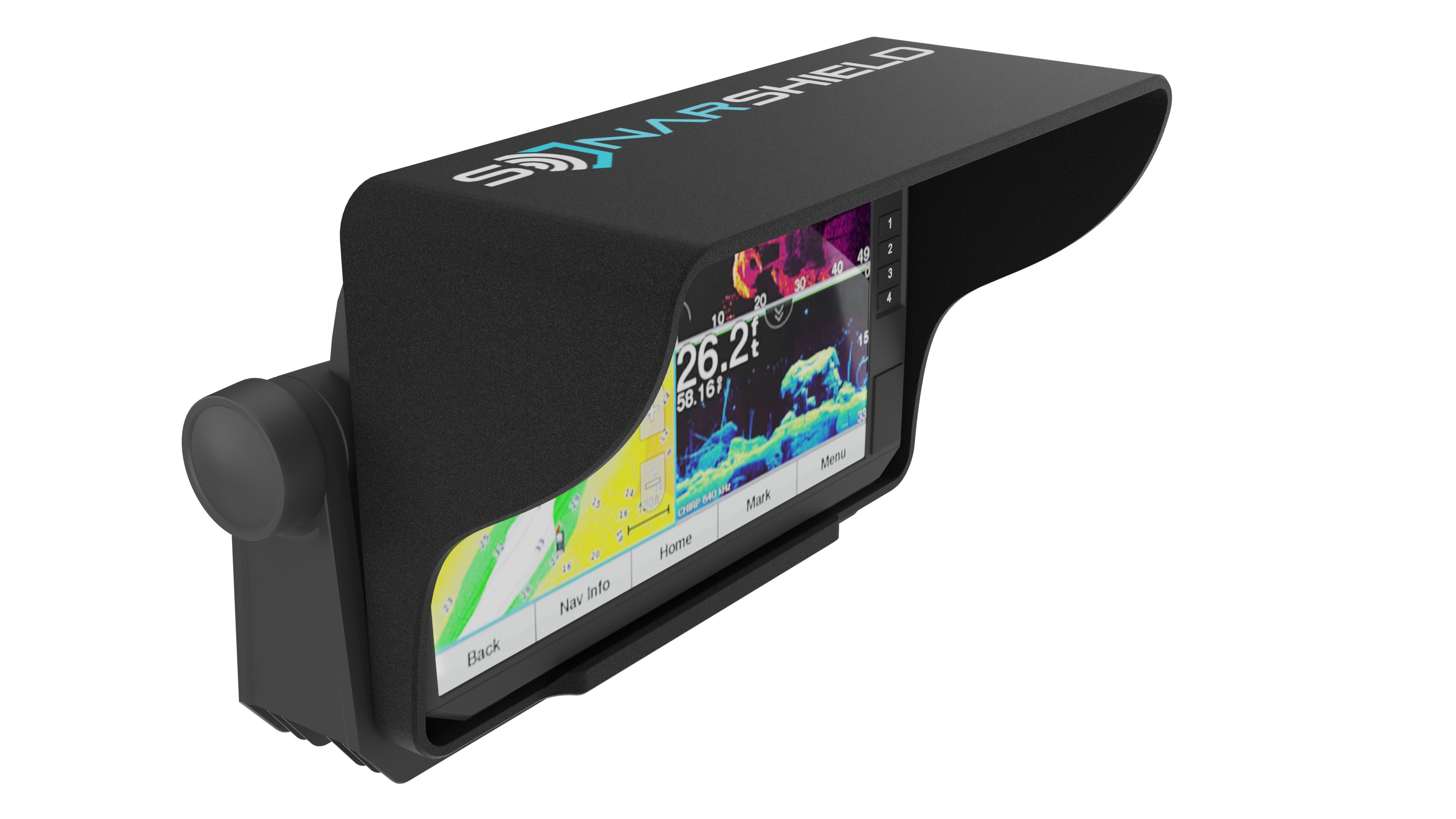 Garmin ECHOMAP UHD 73sv Fish Finder Visor