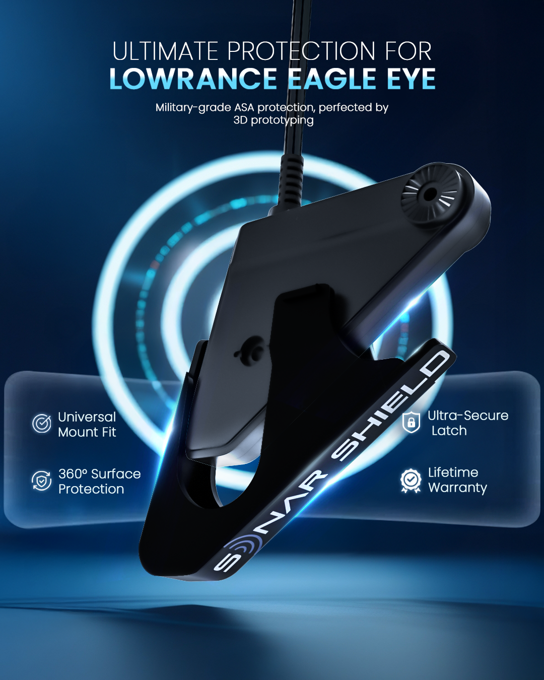 Lowrance Eagle Eye Transducer Cover Graphic
