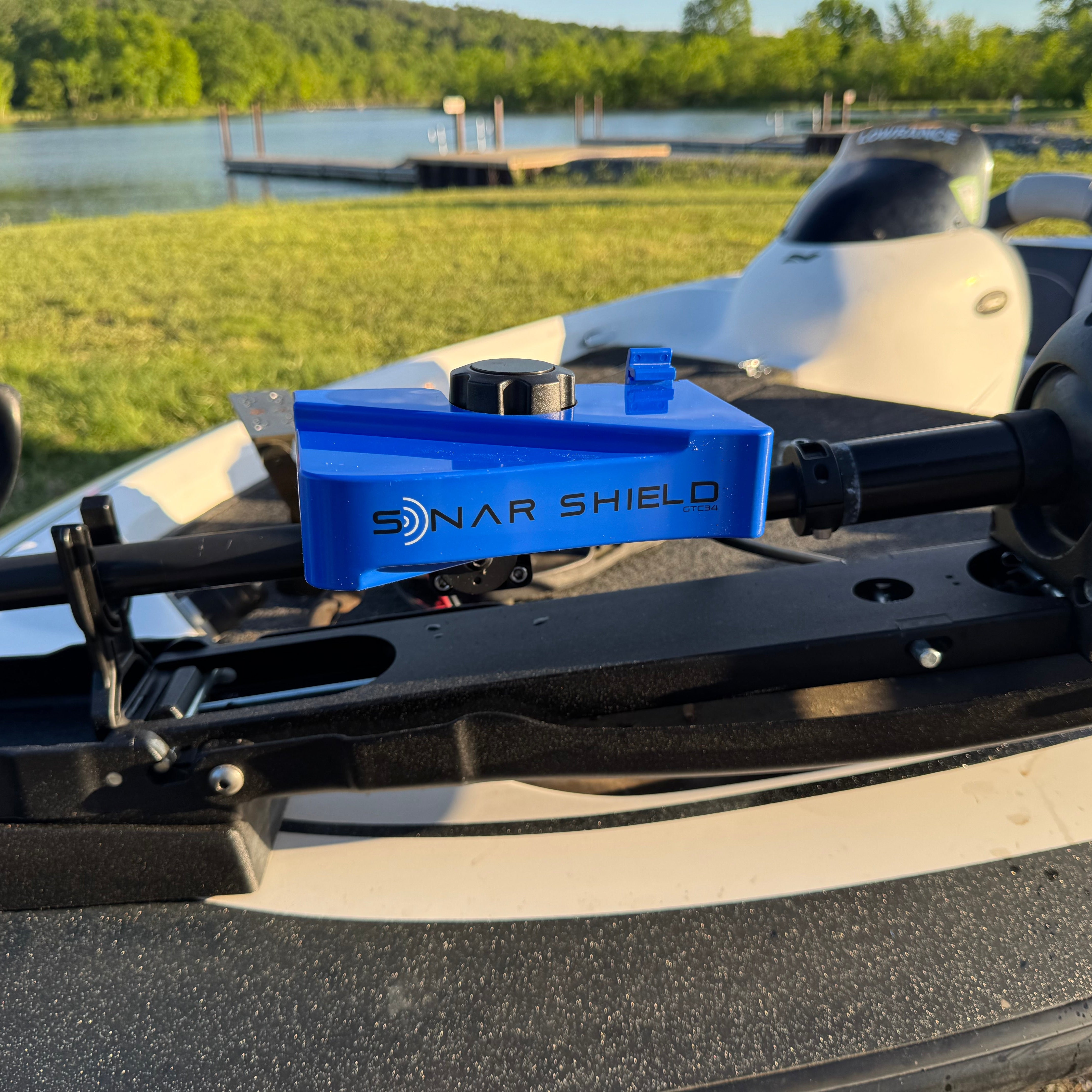 Transducer Cover for Garmin Livescope Plus LVS34 Blue Sonar Shield