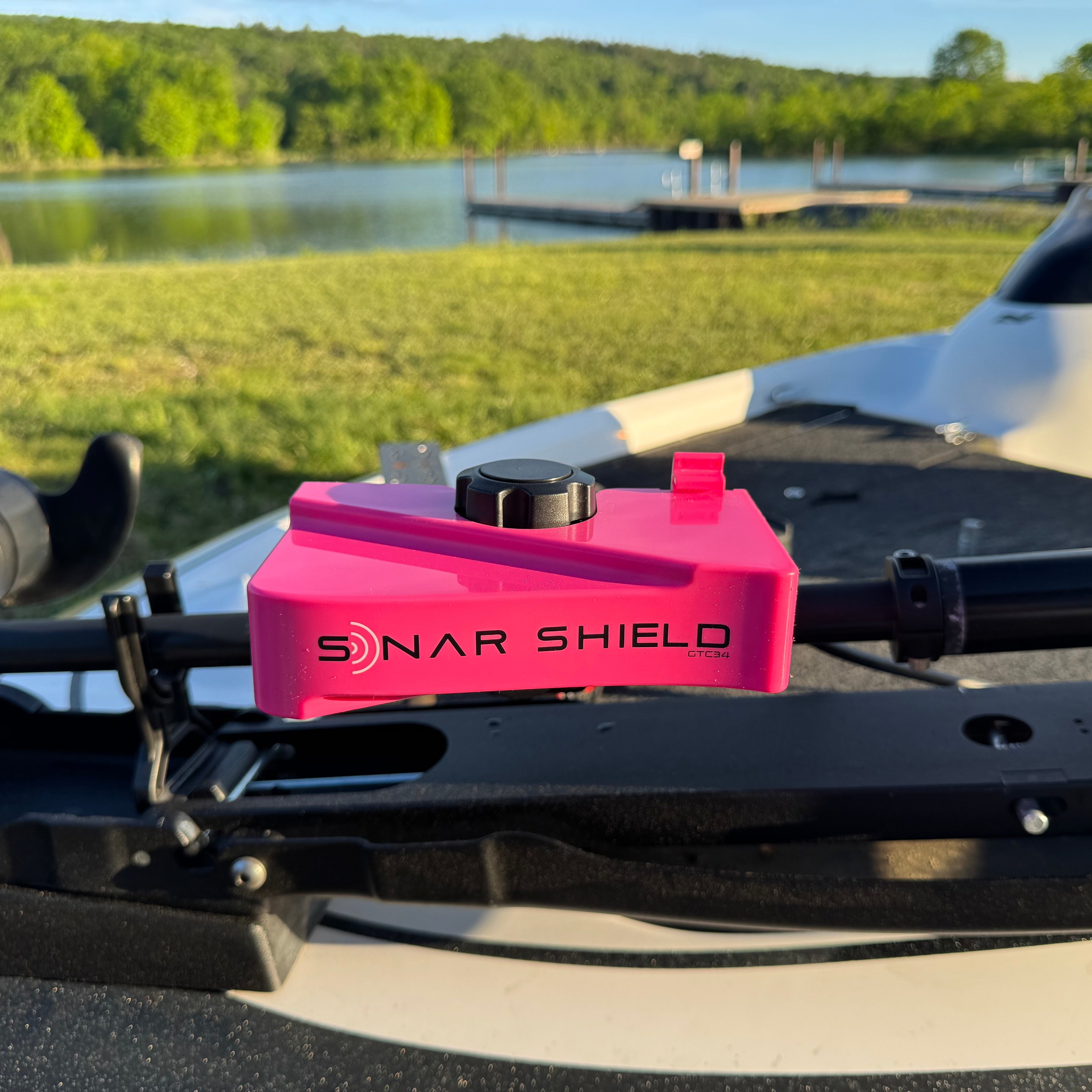Transducer Cover for Garmin Livescope Plus LVS34 Pink Sonar Shield