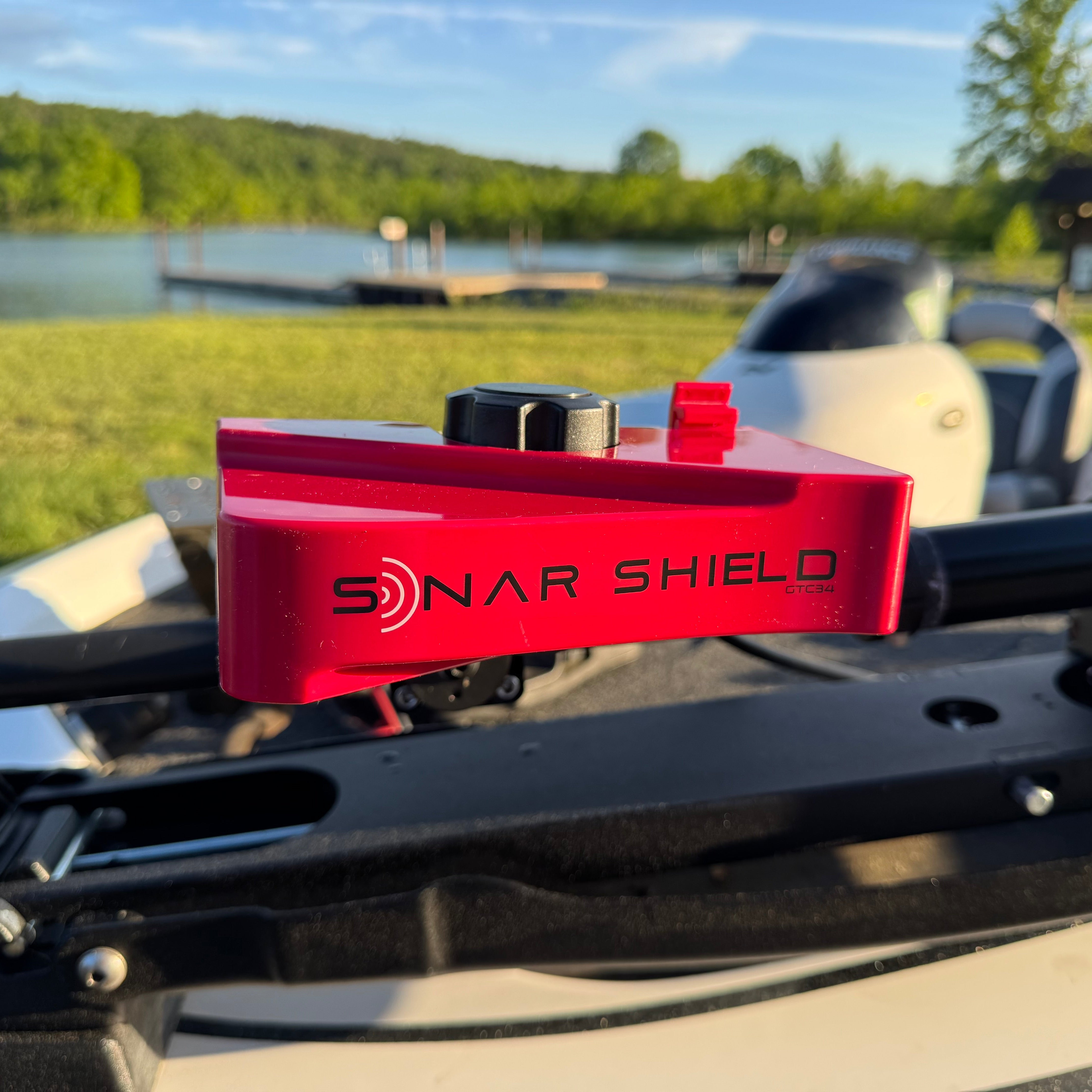 Transducer Cover for Garmin Livescope Plus LVS34 Red Sonar Shield