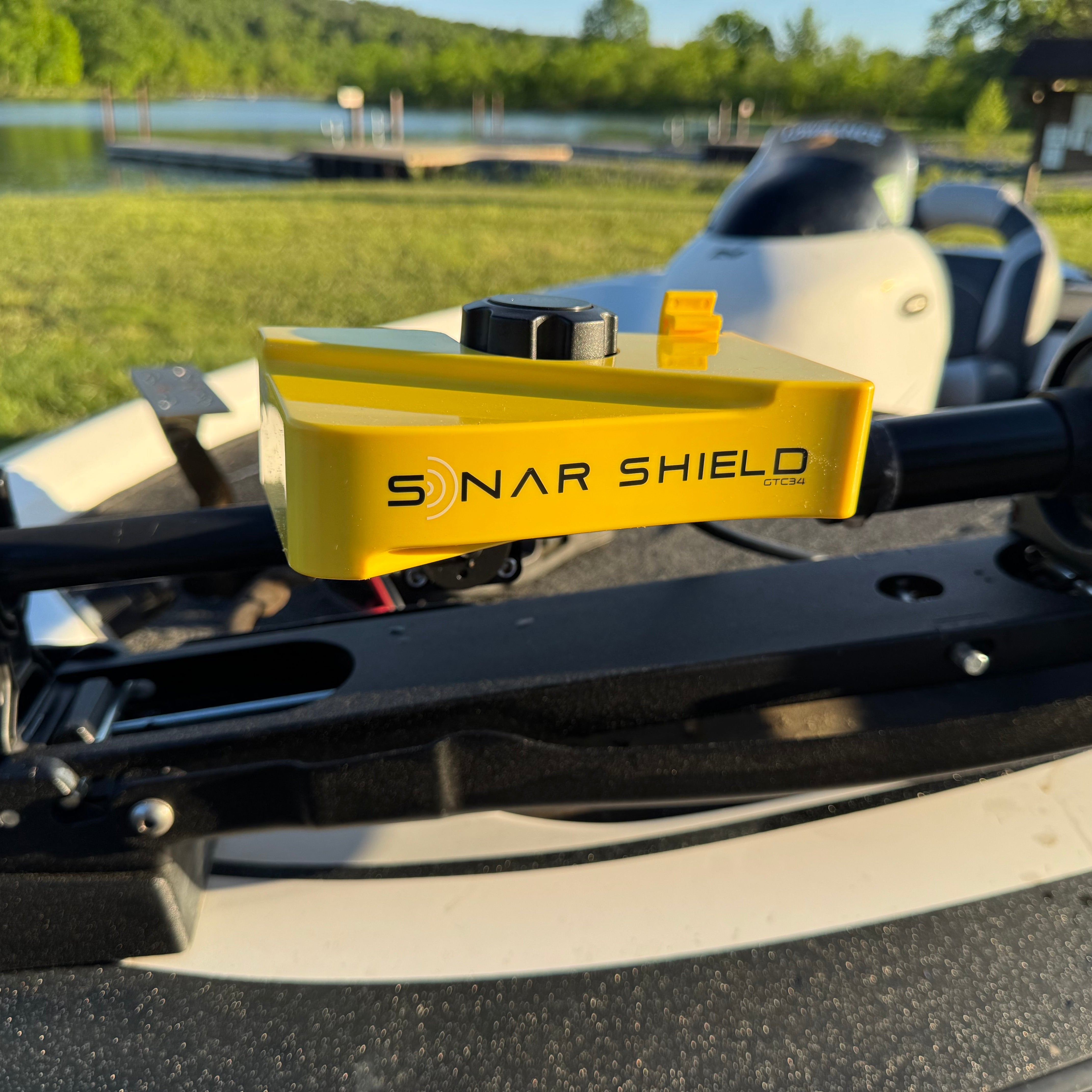 Transducer Cover for Garmin Livescope Plus LVS34 Yellow Sonar Shield