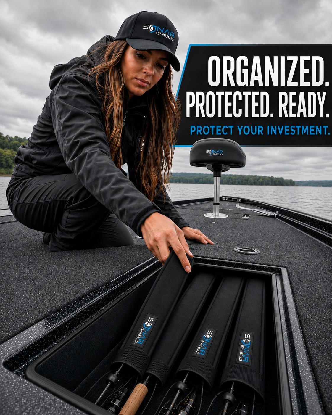 Neoprene Fishing Rod Sleeves –  Spinning & Casting Sonar Shield®